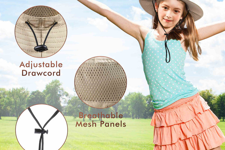 Solaris by Tirrinia Kids Sun Hat UPF 50+ – Adjustable Outdoor Hat for Toddlers & Children