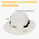 Solaris Best-Selling UPF 50+ Traveller Wide Brim Sun Hat back view