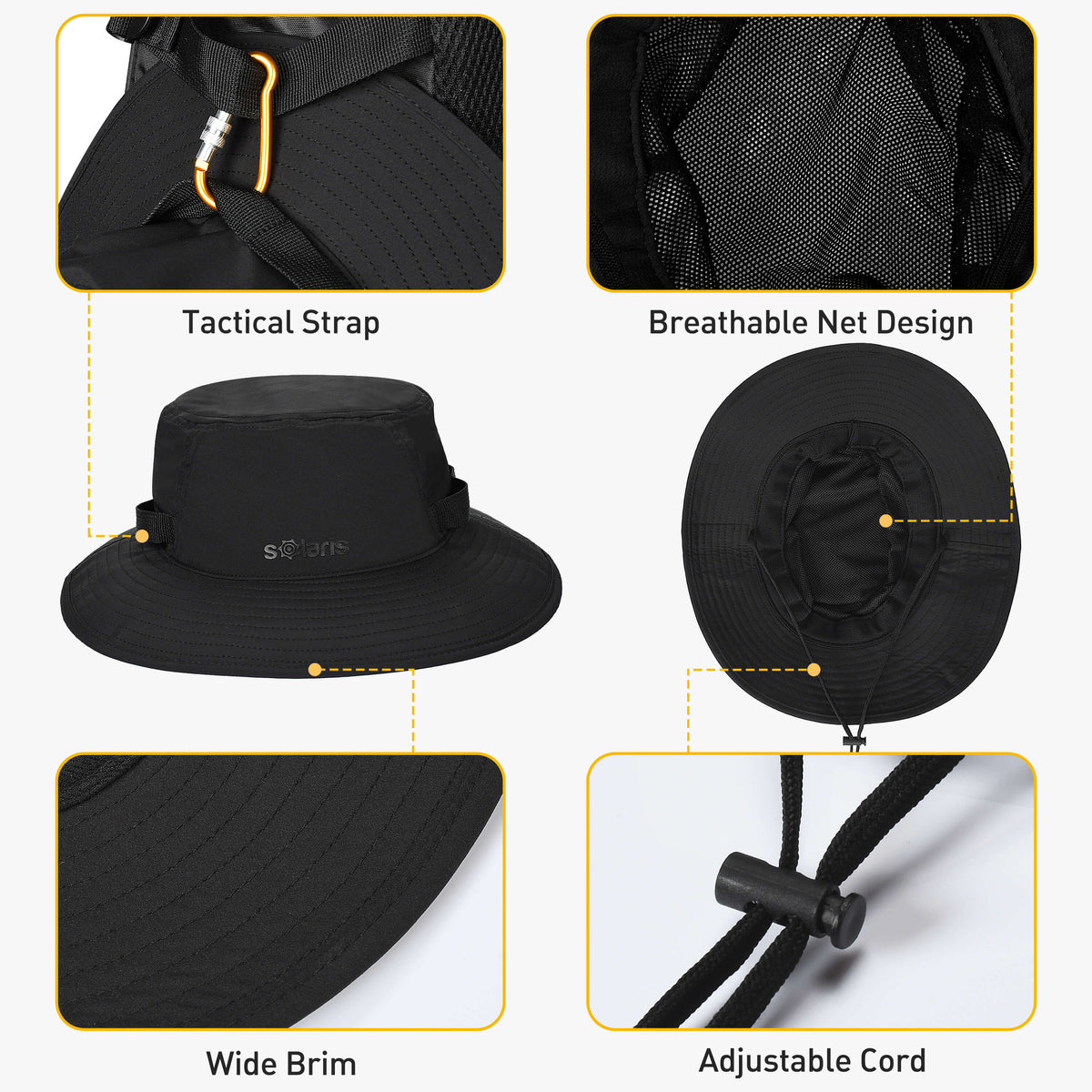 Solaris Best-Selling UPF 50+ Traveller Wide Brim Sun Hat product image 7