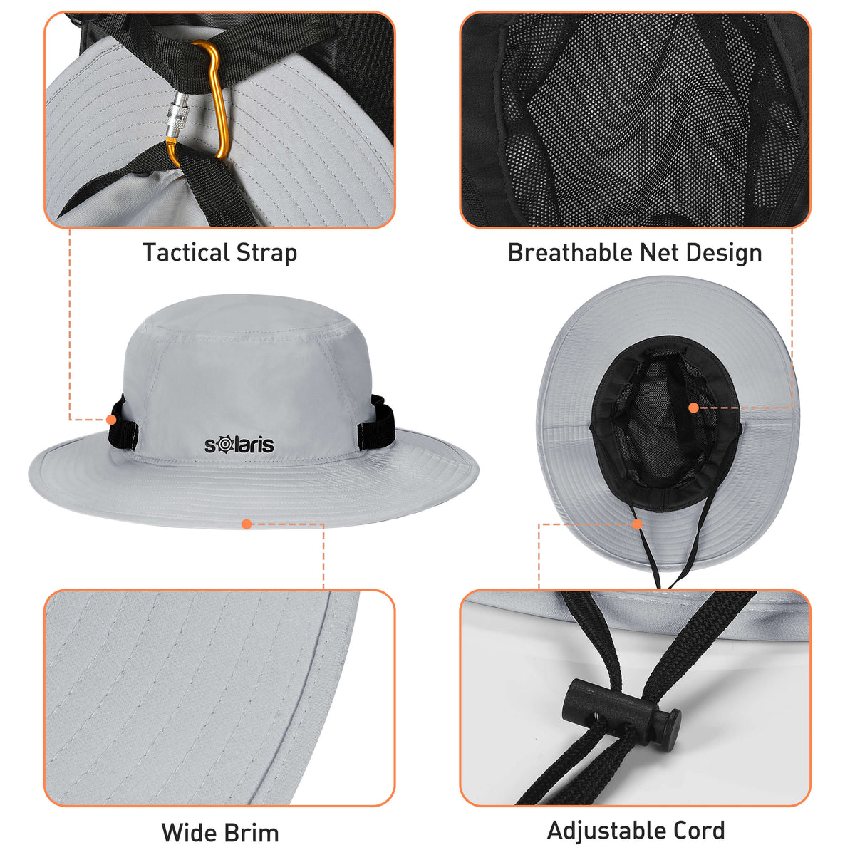 Solaris Best-Selling UPF 50+ Traveller Wide Brim Sun Hat product image 8
