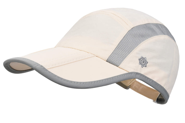 Solaris UPF 50+ Running Cap – Lightweight Foldable Sports Hat for Outdoor Training & Travel side view