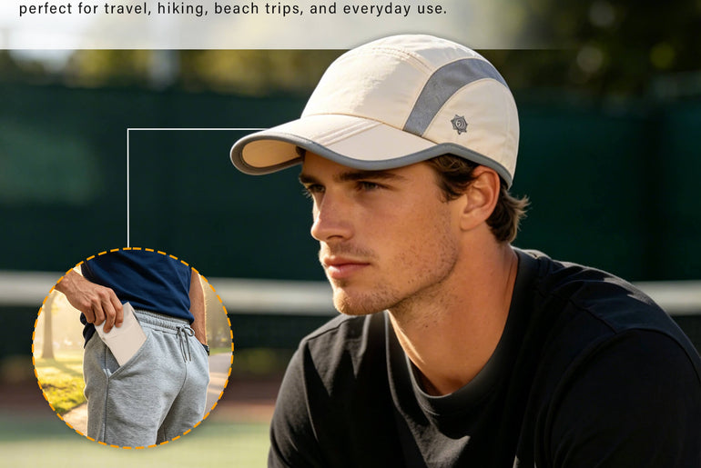 Solaris UPF 50+ Running Cap – Lightweight Foldable Sports Hat for Outdoor Training & Travel newarrivals style