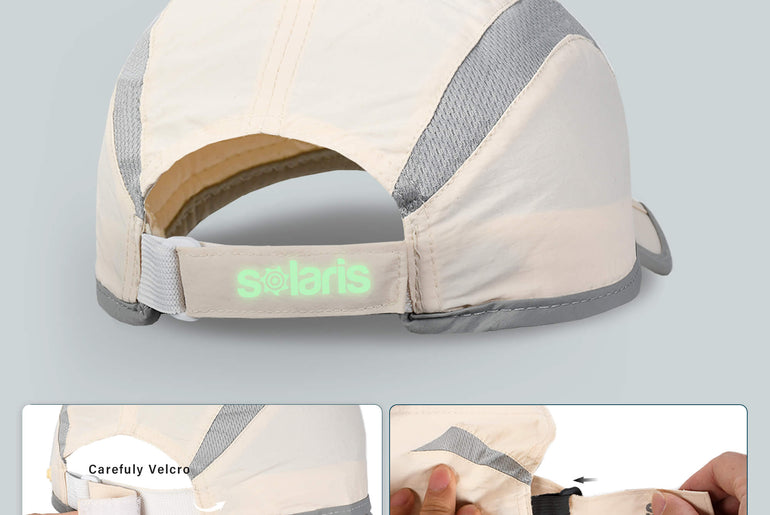 Solaris UPF 50+ Running Cap – Lightweight Foldable Sports Hat for Outdoor Training & Travel newarrivals style