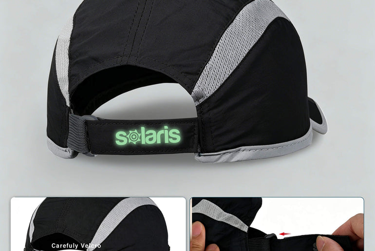 Solaris UPF 50+ Running Cap – Lightweight Foldable Sports Hat for Outdoor Training & Travel newarrivals style