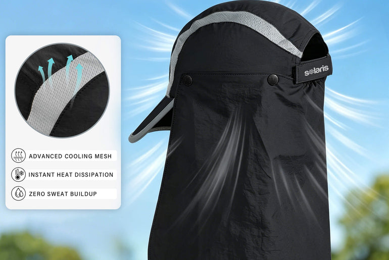Solaris UPF 50+ Running Cap – Lightweight Foldable Breathable Sports Hat newarrivals style