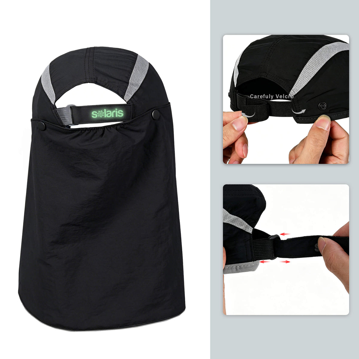 Solaris UPF 50+ Running Cap – Lightweight Foldable Breathable Sports Hat newarrivals style