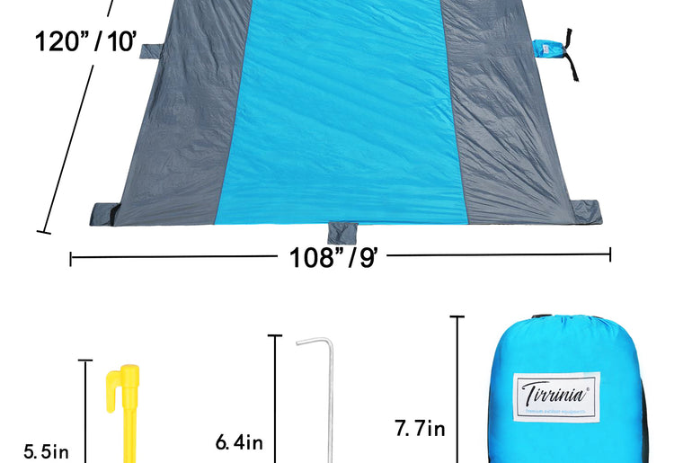 Extra Large Sandfree Beach Blanket detail view