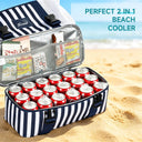 Tirrinia Mesh Beach Tote Cooler Bag