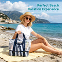 Tirrinia Mesh Beach Tote Cooler Bag