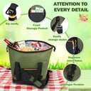 Tirrinia 30 Cans Insulated Soft Cooler Bag