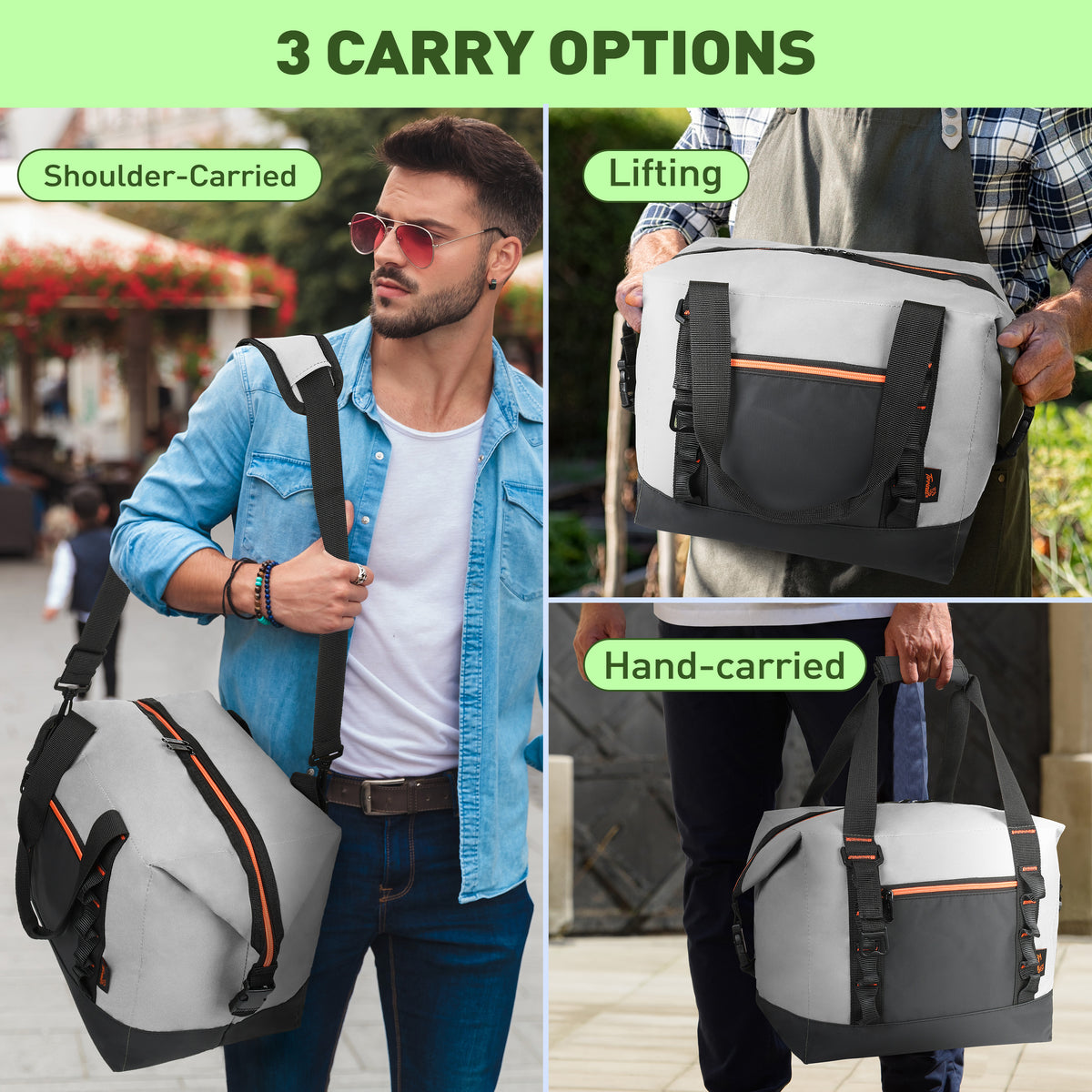 Tirrinia 30 Cans Insulated Soft Cooler Bag