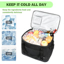 Tirrinia 48 Cans Insulated Soft Cooler Bag close-up detail