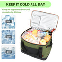 Tirrinia 48 Cans Insulated Soft Cooler Bag close-up detail