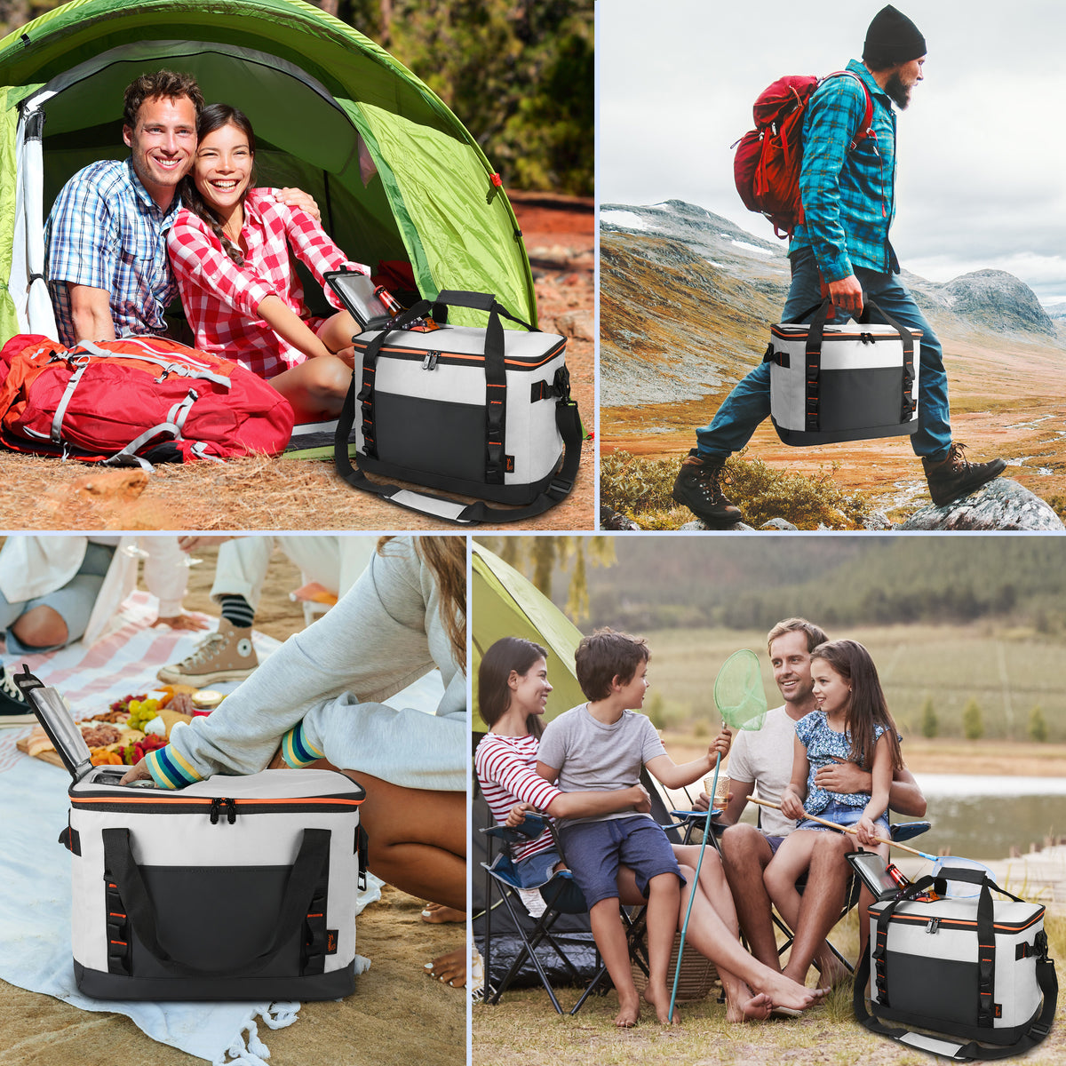 Tirrinia 48 Cans Insulated Soft Cooler Bag product image 6