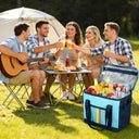 Tirrina Soft Cooler Bag 48 Can, Collapsible Insulated Cooler Leakproof Portable Soft Sided Cooler Bag for Beach Travel Picnic