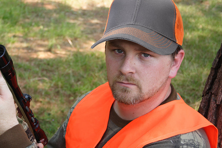 Tirrinia Orange Hunting Hat side view