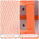 Tirrinia Orange Hunting Hat close-up detail