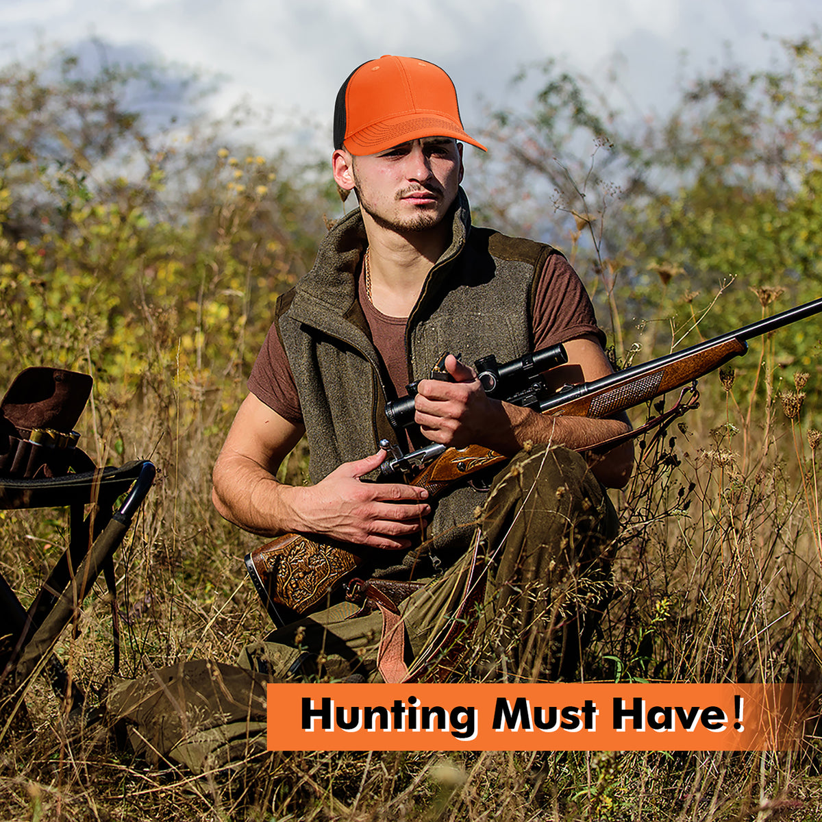 Tirrinia Orange Hunting Hat newarrivals style