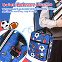Tirrinia Sports-Themed Insulated Lunch Bag – Compact, Leakproof & Travel-Friendly