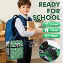 Tirrinia Sports-Themed Insulated Lunch Bag – Compact, Leakproof & Travel-Friendly