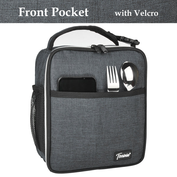 Tirrinia Solid Color Insulated Lunch Cooler Bag