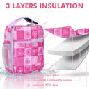 Tirrinia Sports-Themed Insulated Lunch Bag – Compact, Leakproof & Travel-Friendly