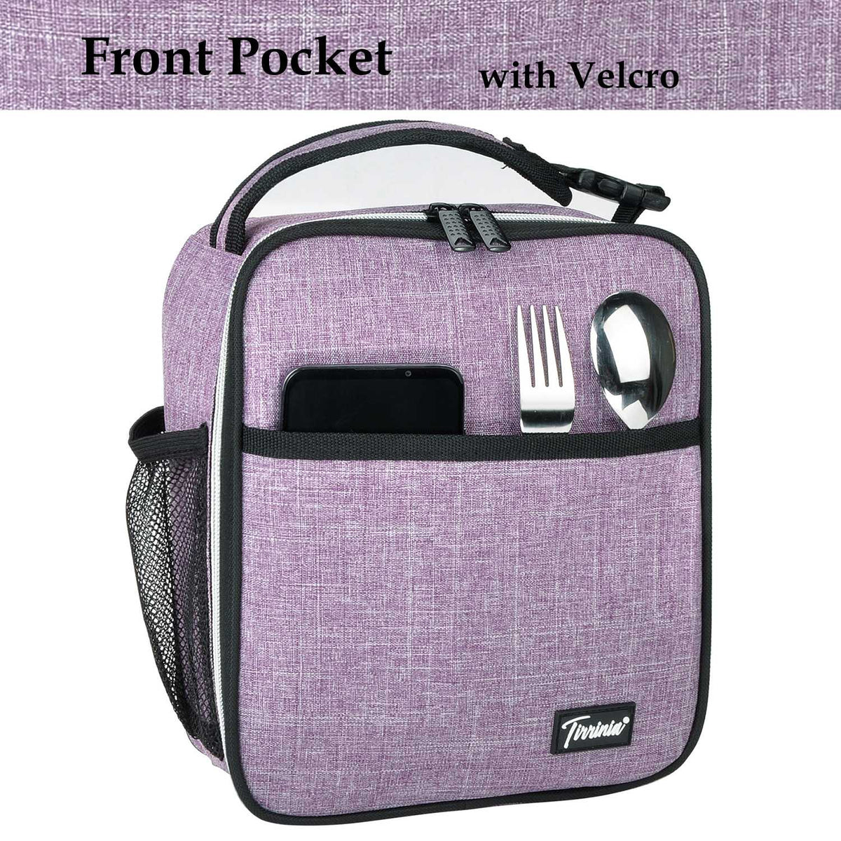 Tirrinia Solid Color Insulated Lunch Cooler Bag product image 31