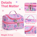 Tirrinia Kids Insulated Lunch Bag – Leak-Proof Double Decker Cooler Tote