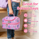 Tirrinia Kids Insulated Lunch Bag – Leak-Proof Double Decker Cooler Tote