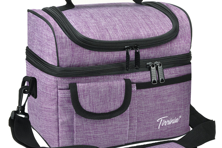 Tirrinia Lunch Tote Bag with Dual Compartment