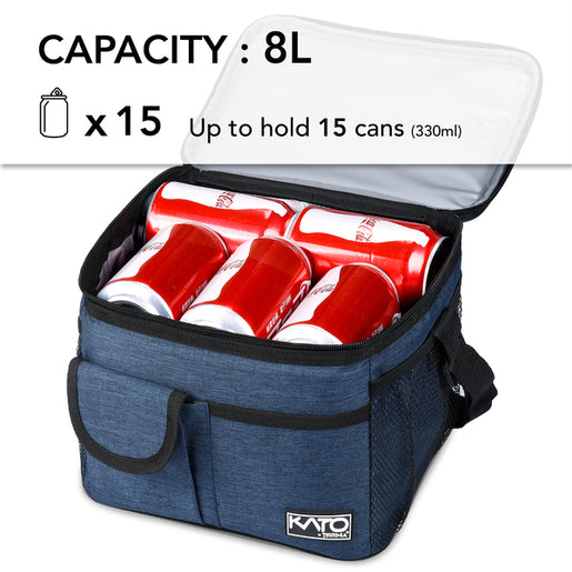 Kato By Tirrinia Medium Size Adult Lunch Bag with 4 Pockets