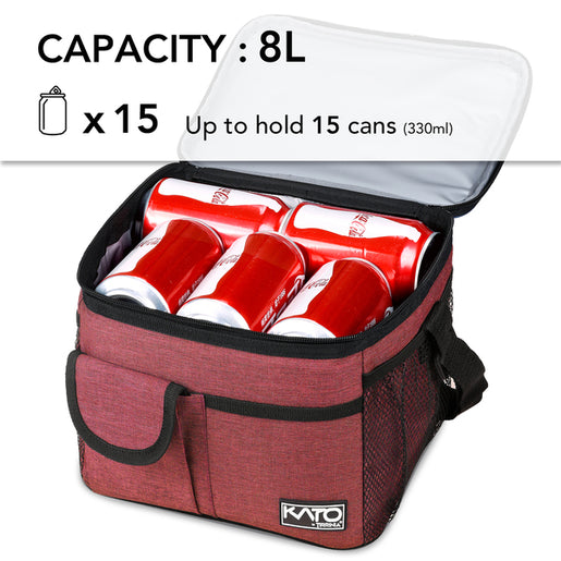Kato By Tirrinia Medium Size Adult Lunch Bag with 4 Pockets