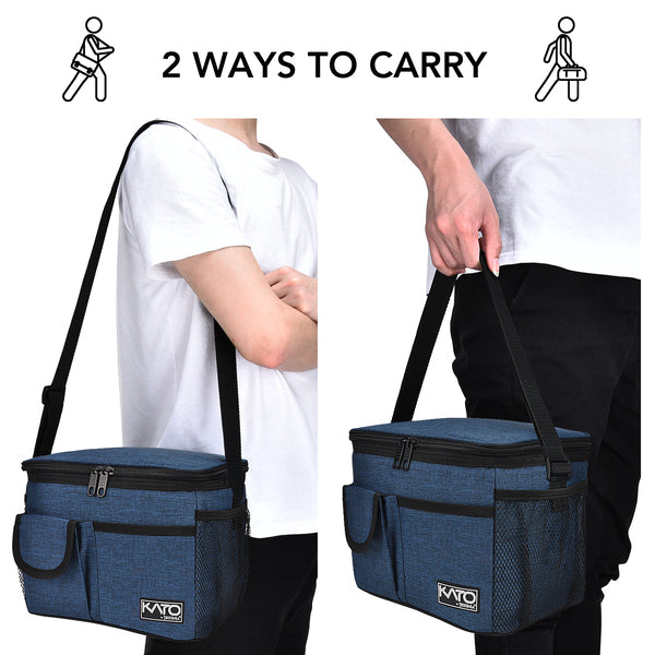 Kato By Tirrinia Medium Size Adult Lunch Bag with 4 Pockets
