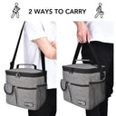Tirrinia Large Leakproof Lunch Bag for Men