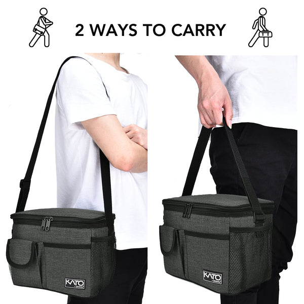 Kato By Tirrinia Medium Size Adult Lunch Bag with 4 Pockets