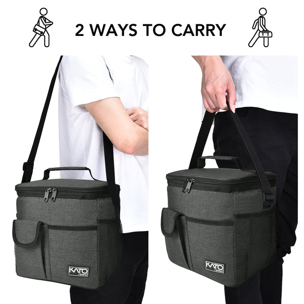 Tirrinia Large Leakproof Lunch Bag for Men