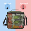 Tirrinia Reusable Lunch Cooler Bag with 4 Pockets detail view