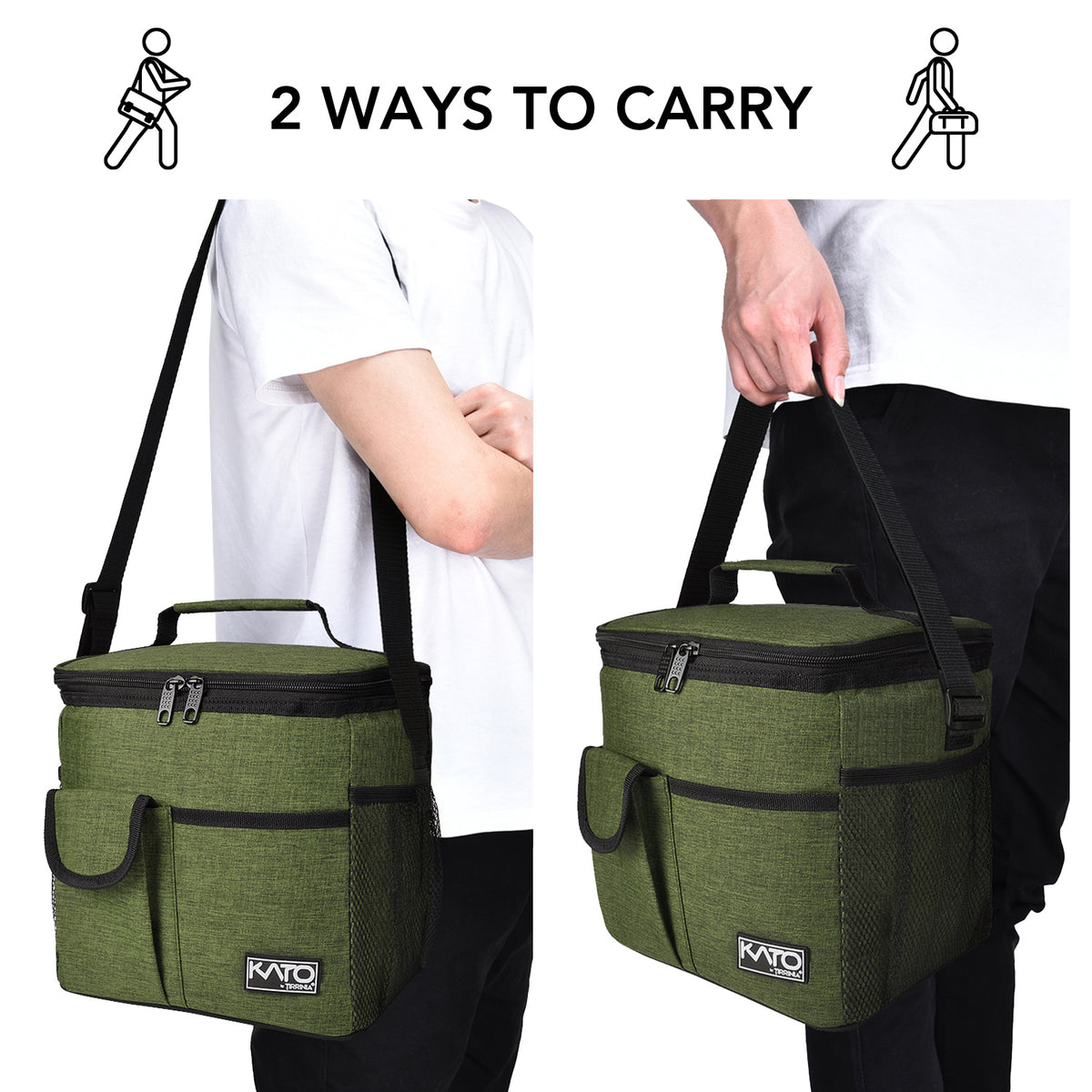 Tirrinia Reusable Lunch Cooler Bag with 4 Pockets newarrivals style