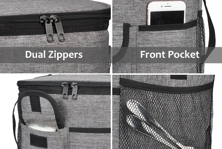 Tirrinia Large Leakproof Lunch Bag for Men