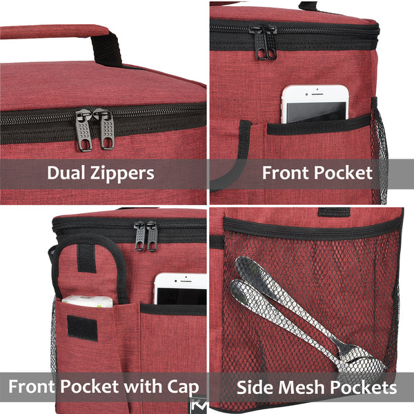 Tirrinia Large Leakproof Lunch Bag for Men
