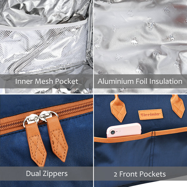 Tirrinia Women's Elegant Lunch Tote Bag for Work