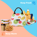 Tirrinia Small Insulated Lunch Cooler Bag for Kids close-up detail