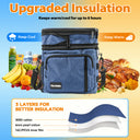 Tirrinia Large Capacity Expandable Insulated Lunch Bag product image 13