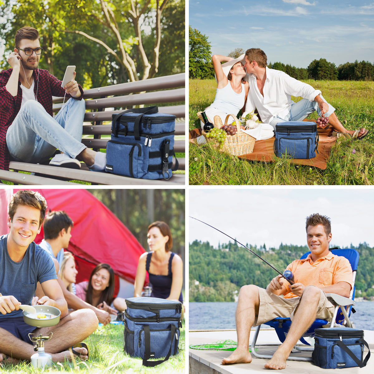Tirrinia Large Capacity Expandable Insulated Lunch Bag product image 19