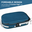 34L Picnic Cooler Basket with Foldable Grocery Bag back view