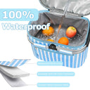 Tirrinia Insulated Picnic Basket with Pattern