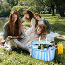Tirrinia Insulated Picnic Basket with Pattern