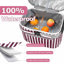 Tirrinia Insulated Picnic Basket with Pattern