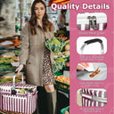 Tirrinia Insulated Picnic Basket with Pattern