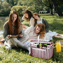 Tirrinia Insulated Picnic Basket with Pattern